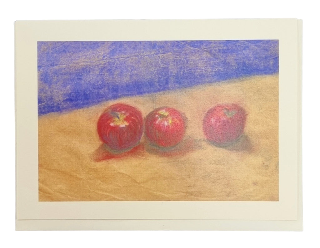 Kathryn McErlean Watercolour Apples Greeting Card