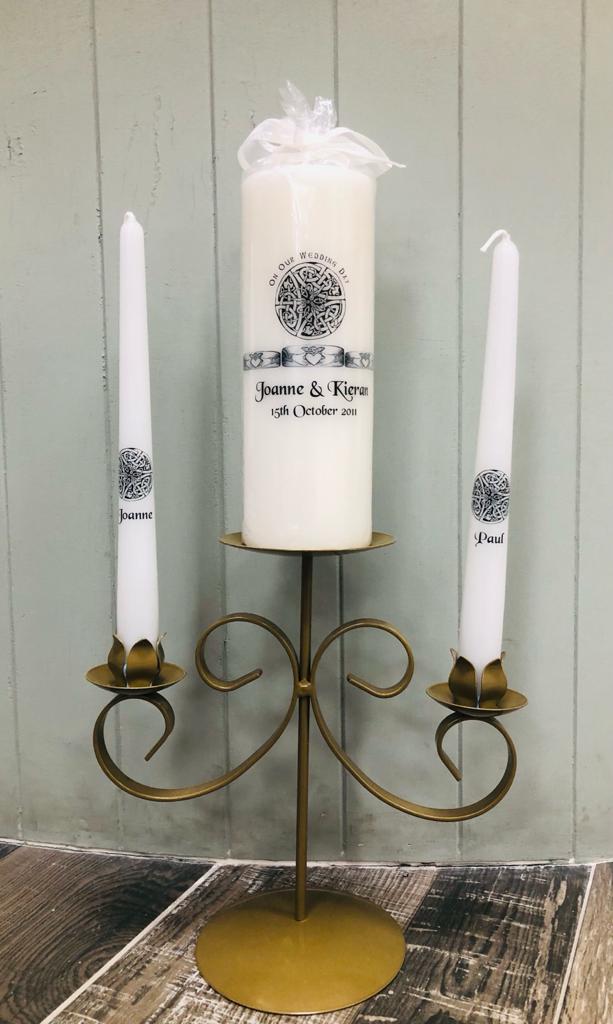 Wedding Candles With Tapers And Box
