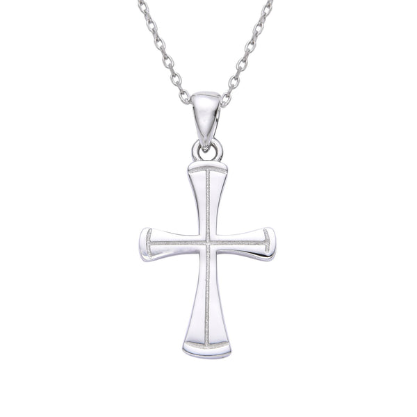 Kilkenny Silver - Sterling Silver Cross Necklace