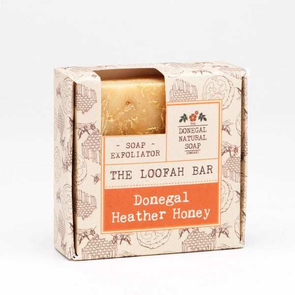 The Donegal Natural Soap Company Donegal Heather Honey Loofah Bar