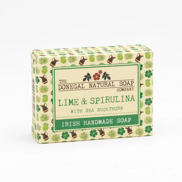 The Donegal Natural Soap Company Lime & Spirulina With Sea Buckthorn Soap
