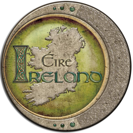 The Celtic Card Team Eire Ireland Coaster