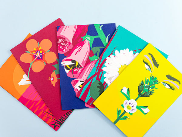 Pawpear Móinéar/Meadow 10 Greeting cards with Envelopes