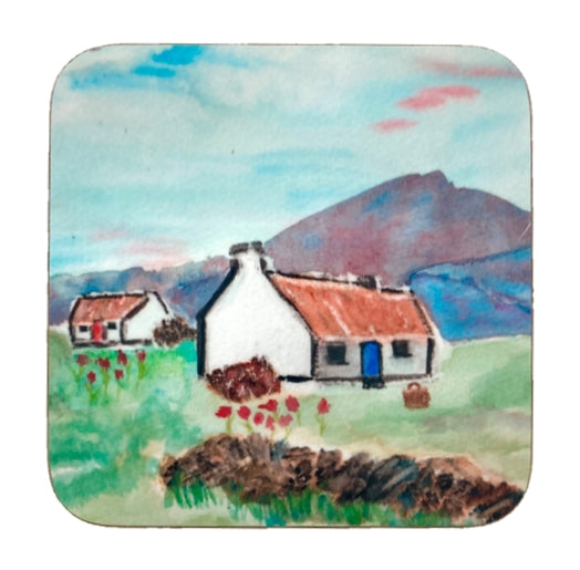 Kathryn McErlean Cottage Roses Coaster