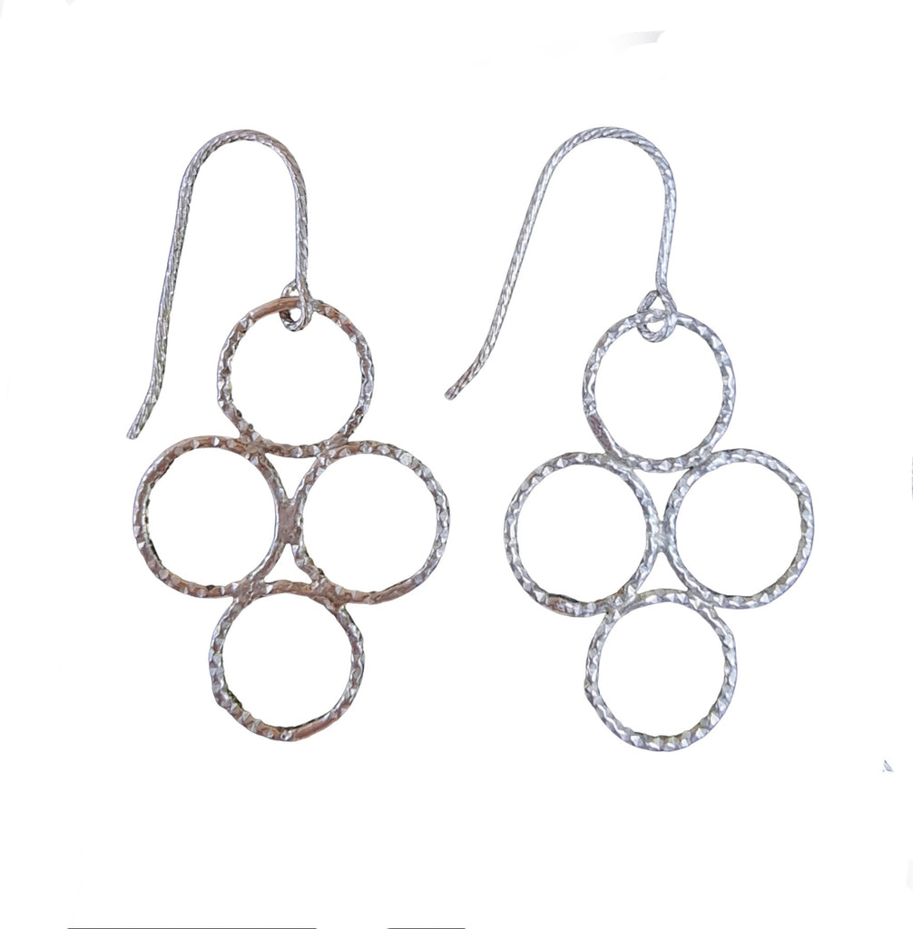 Tishpa Jewellery 4 Hoop Drop Earrings