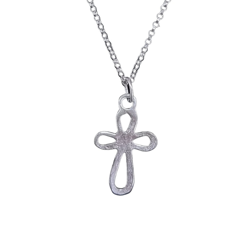 Tishpa Jewellery Open Cross Necklace