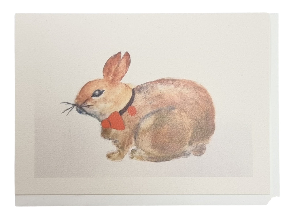 Kathryn McErlean Watercolour Pet Rabbit Greeting Card