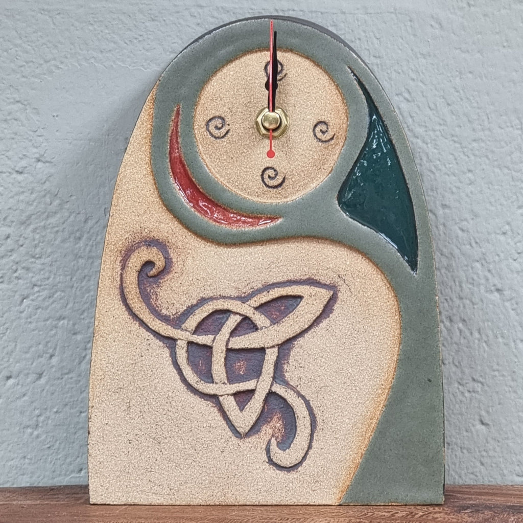 Michelle Butler Ceramics Mantle Clock Large