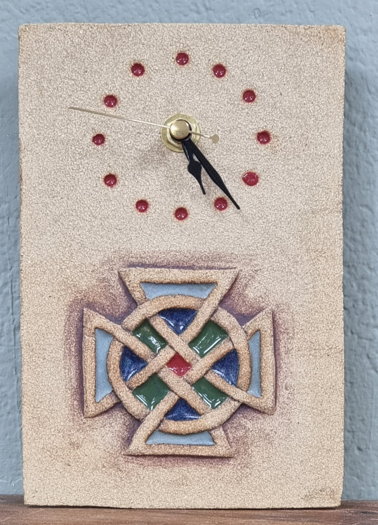 Michelle Butler Ceramics Celtic Rectangular Clock