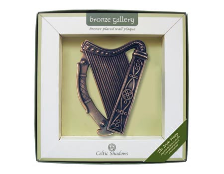 Celtic Shadows Bronze Gallery Irish Harp