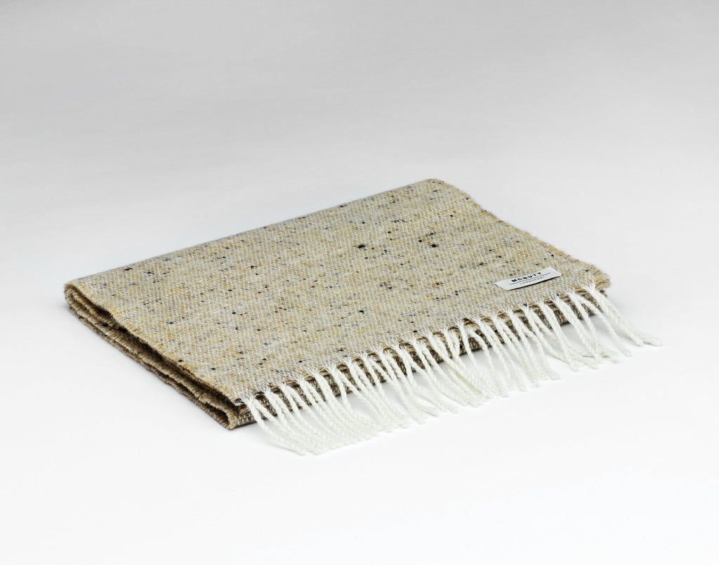 McNutt of Donegal Donegal Oatmeal Tweed Scarf