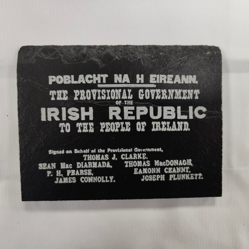 Lazernow Custom Gifts 1916 Irish Proclamation Slate Plaque Small