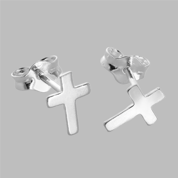 Kilkenny Silver - Cross Stud Earring