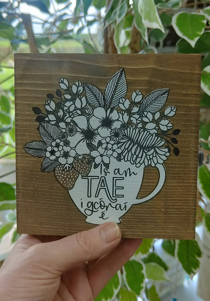 Once Upon A Dandelion, Tae, wooden plaque