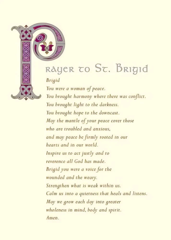Glen Gallery-Prayer to St. Brigid