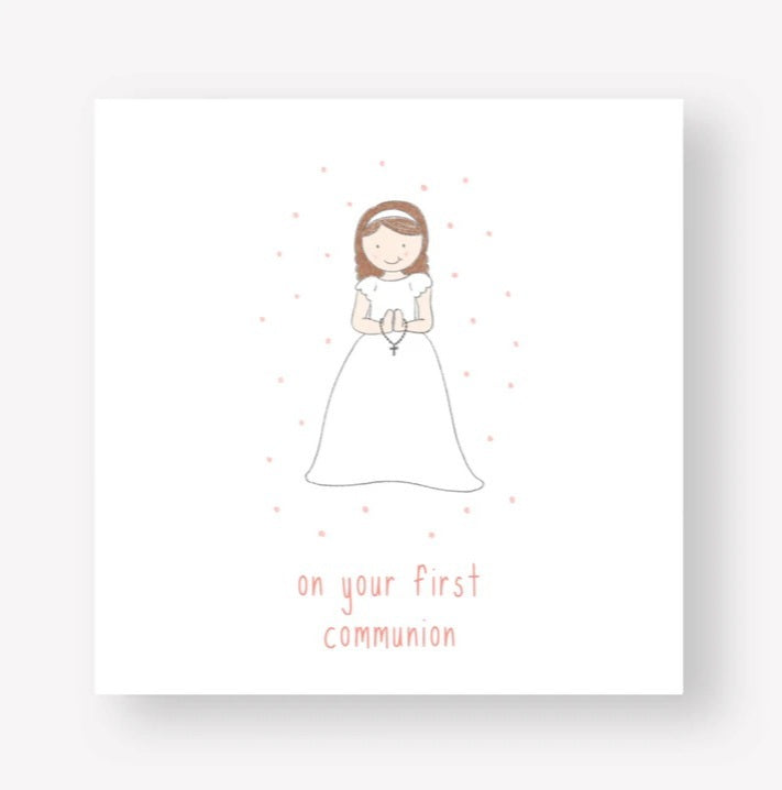Connect The Dots First Holy Communion Card