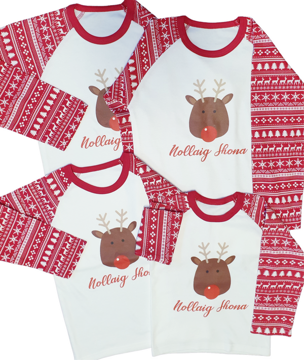 Nollaig shona pyjamas clearance