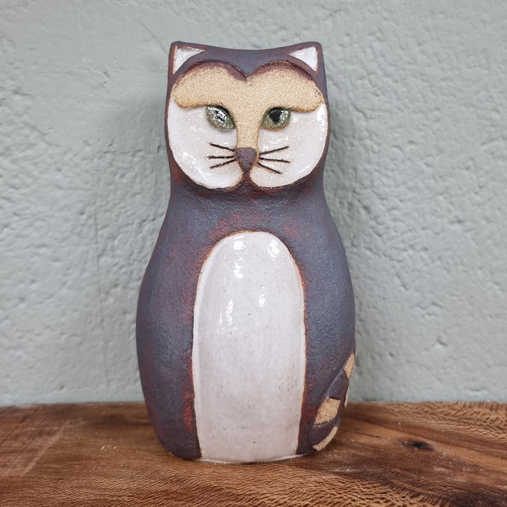 Michelle Butler Ceramics Large Cat Grey
