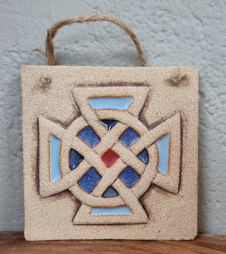 Michelle Butler Ceramics Celtic Cross Plaque