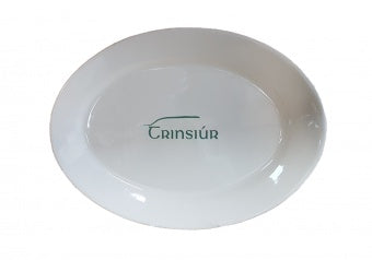 A Taste Of Carntogher Pottery Serving Platter Teal