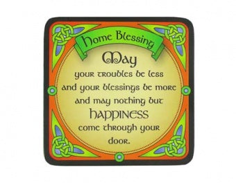 Clara Crafts Home Blessing Coaster