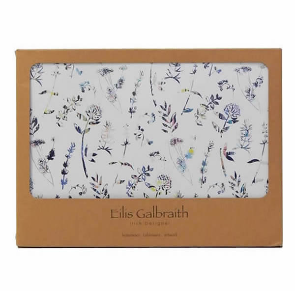 Eilís Galbraith Designs White Floral Set of 4 Placemats