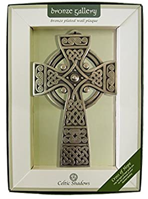 Celtic Shadows Bronze Gallery Cross of Hope bronze Plaque