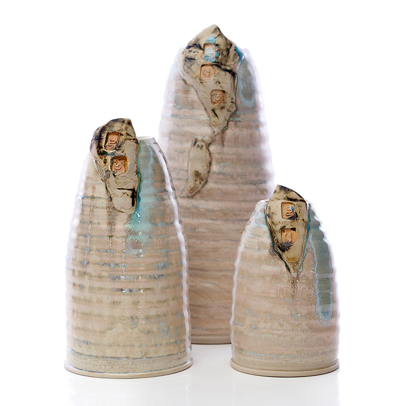 Amanda Murphy Ceramics Skellig Islands Beehive Vase