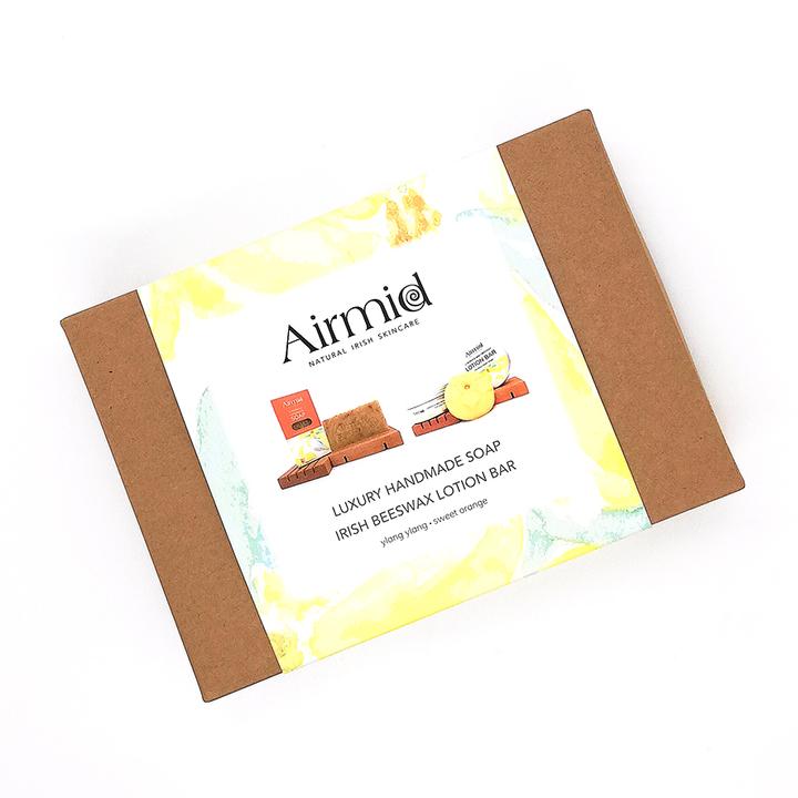 Airmid Natural Handmade Soap Ylang Ylang & Orange Soap & Lotion Set