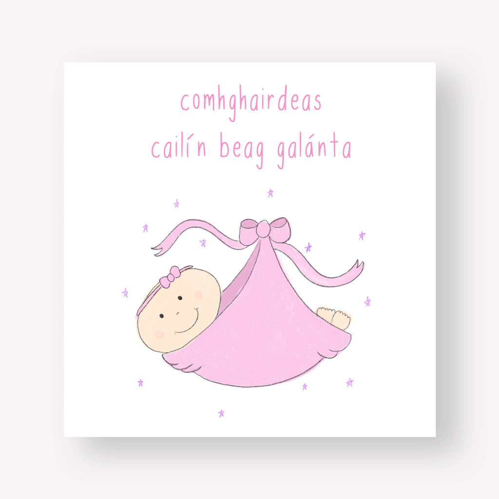 Connect The Dots Design Cailín Beag Galánta/Gorgeous Baby Girl