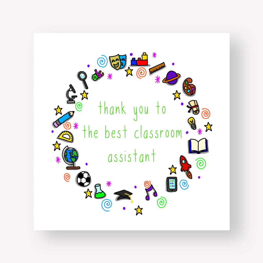 Connect The Dots Designs Thank You Very Much, Classroom Assistant