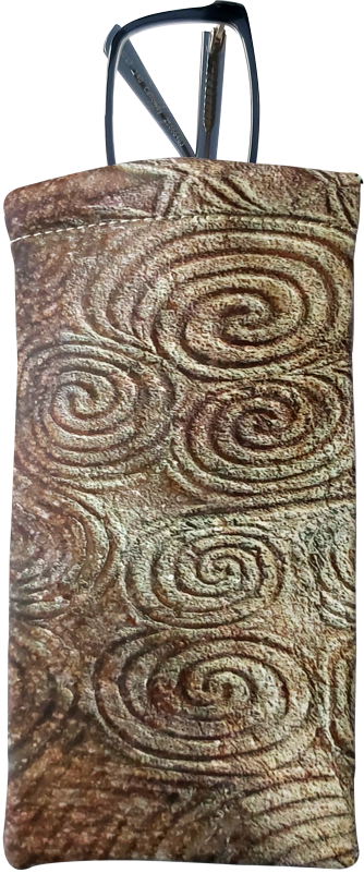 Nature's Craft Celtic Glasses Pouch Stone Triskele