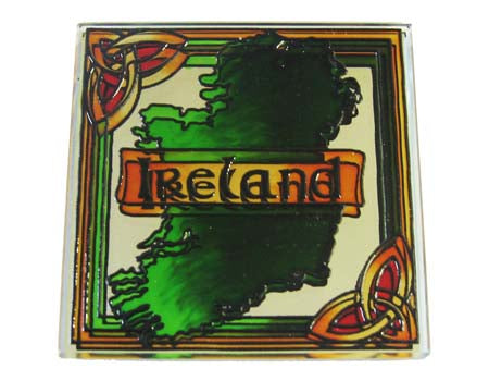 Clara Crafts Ireland Fridge Magnet - Stained Mirror