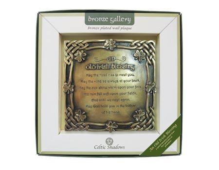 Celtic Shadows Bronze Gallery Old Irish Blessing Plaque