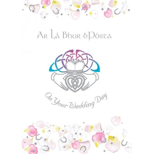 The Glen Gallery 'Claddagh' On Your Wedding Day Card