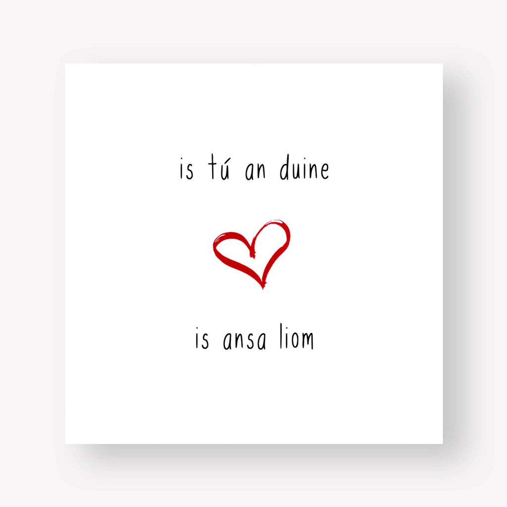 Connect The Dots Design An Duine is ansa liom/ My Favourite Person