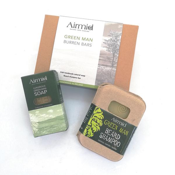 Airmid Natural Handmade Soap Green Man Burren Bars