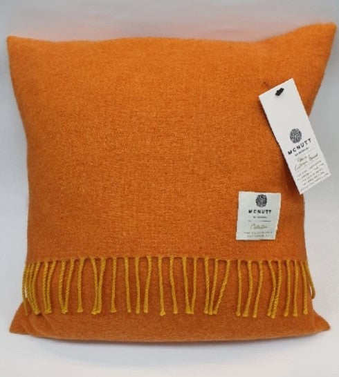 McNutt Of Donegal Orange Cushion