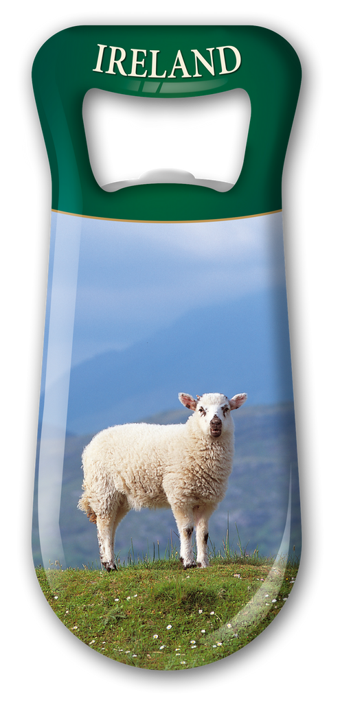 Real Ireland Lonely Lamb Bottle Opener Fridge Magnet