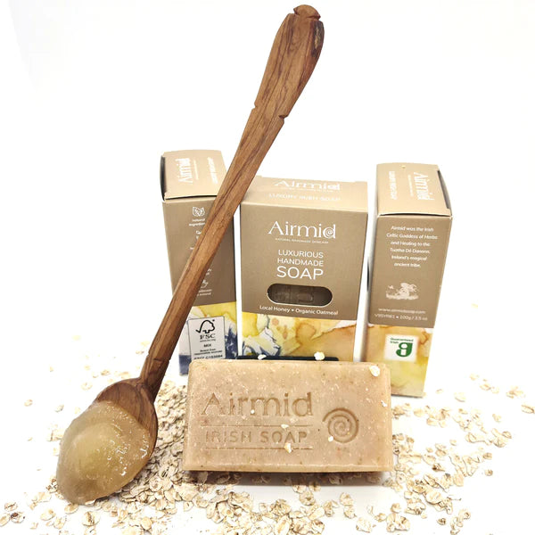 Airmid Natural Handmade Soap Raw Honey & Oatmeal Soap