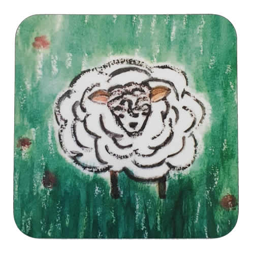Kathryn McErlean Irish Sheep Coaster