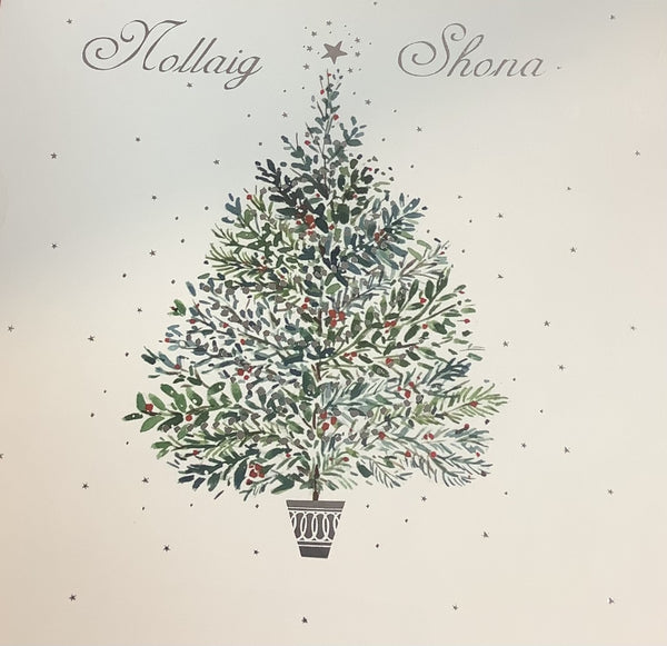 The Glen Gallery Box of 10 Christmas Cards: Christmas Tree